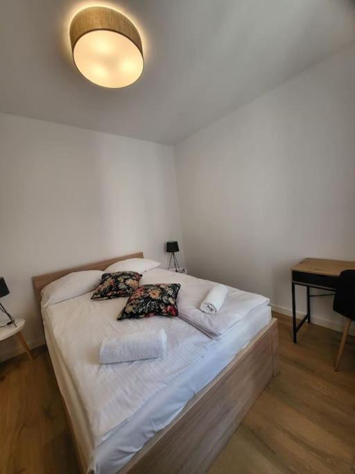 Ferienwohnung Duzy Apartament W Centrum - 3 Pokoje - Garaz Breslau Exterior foto